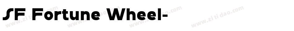 SF Fortune Wheel字体转换